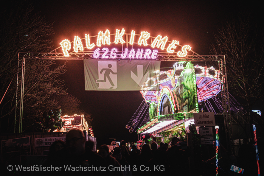 626 Jahre Palmkirmes in Recklinghausen Eingang